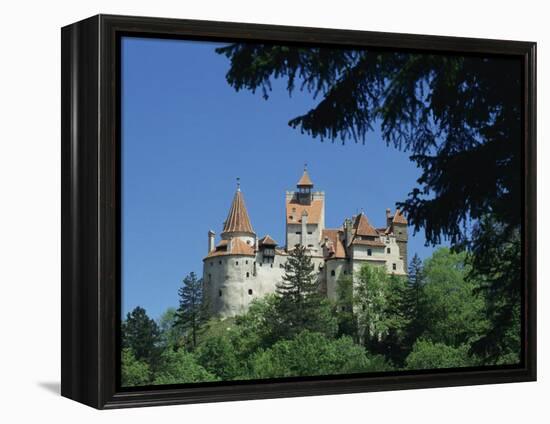 Bran Castle, Transylvania, Romania, Europe-Charles Bowman-Framed Premier Image Canvas