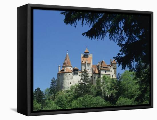 Bran Castle, Transylvania, Romania, Europe-Charles Bowman-Framed Premier Image Canvas