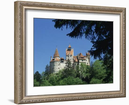 Bran Castle, Transylvania, Romania, Europe-Charles Bowman-Framed Photographic Print