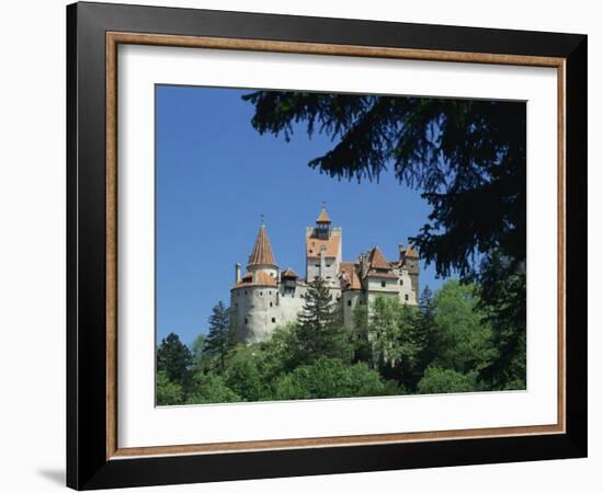 Bran Castle, Transylvania, Romania, Europe-Charles Bowman-Framed Photographic Print