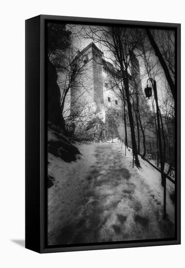 Bran Castle, Transylvania, Romania-Simon Marsden-Framed Premier Image Canvas