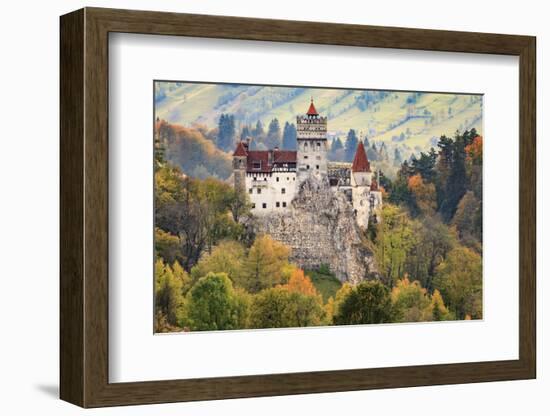 Bran, Romania. Castle Bran, Exterior. Dracula's Castle.-Emily Wilson-Framed Photographic Print