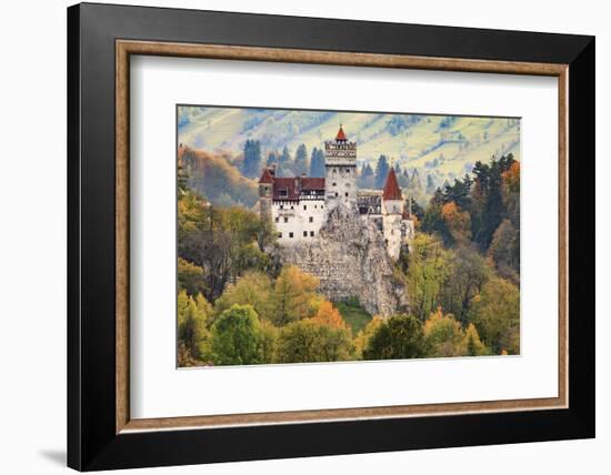 Bran, Romania. Castle Bran, Exterior. Dracula's Castle.-Emily Wilson-Framed Photographic Print