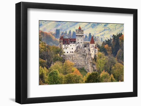 Bran, Romania. Castle Bran, Exterior. Dracula's Castle.-Emily Wilson-Framed Photographic Print