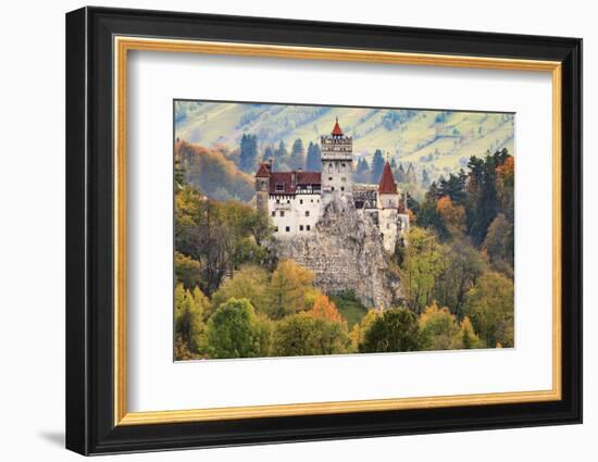 Bran, Romania. Castle Bran, Exterior. Dracula's Castle.-Emily Wilson-Framed Photographic Print