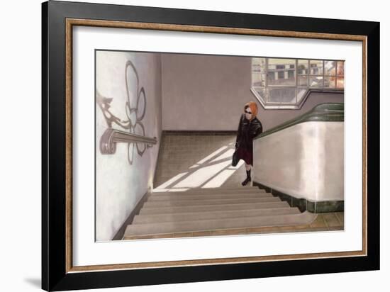 Brancard, 2004-Aris Kalaizis-Framed Giclee Print