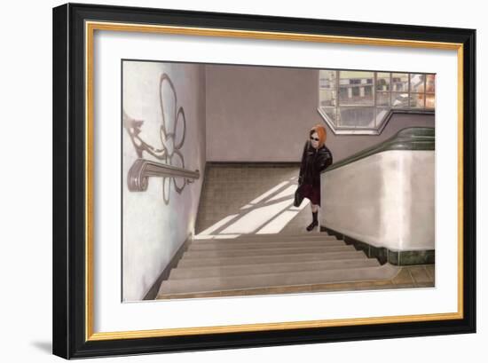 Brancard, 2004-Aris Kalaizis-Framed Giclee Print