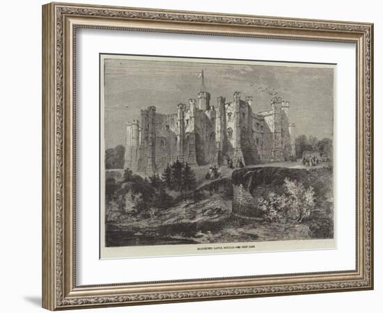 Brancepeth Castle, Durham-Richard Principal Leitch-Framed Giclee Print