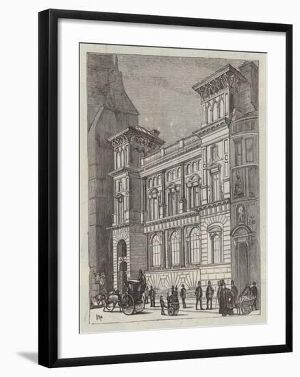 Branch Bank of England, Fleet Street-null-Framed Giclee Print