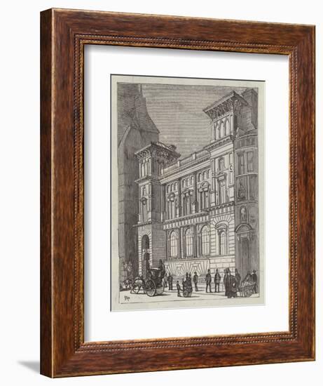 Branch Bank of England, Fleet Street-null-Framed Giclee Print