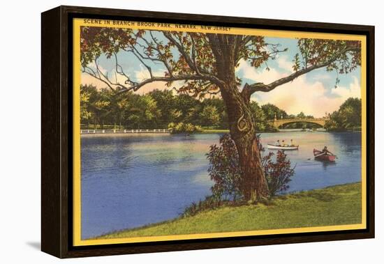 Branch Brook Park, Newark, New Jersey-null-Framed Stretched Canvas