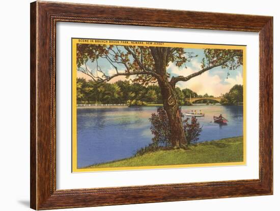 Branch Brook Park, Newark, New Jersey-null-Framed Art Print