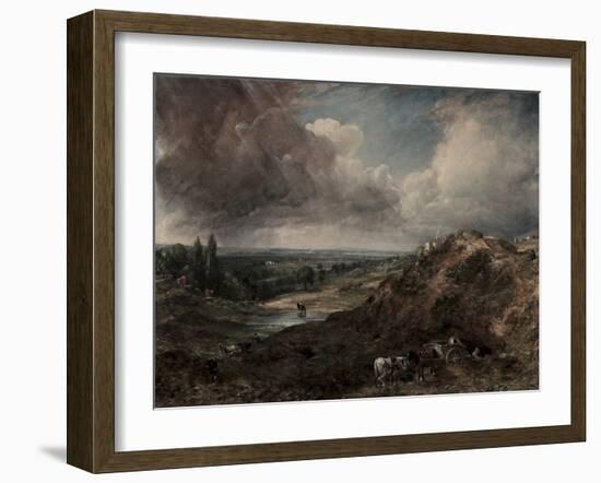 Branch Hill Pond, Hampstead, 1828, by John Constable, 1776-1837, English painting,-John Constable-Framed Art Print