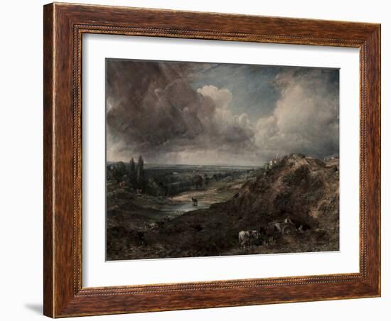 Branch Hill Pond, Hampstead, 1828, by John Constable, 1776-1837, English painting,-John Constable-Framed Art Print