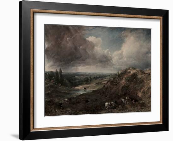 Branch Hill Pond, Hampstead, 1828, by John Constable, 1776-1837, English painting,-John Constable-Framed Art Print