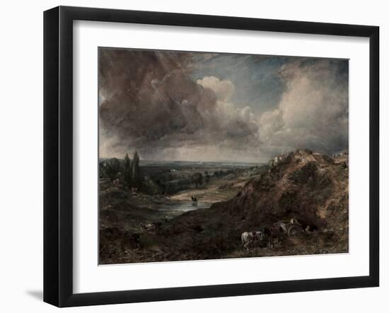 Branch Hill Pond, Hampstead, 1828, by John Constable, 1776-1837, English painting,-John Constable-Framed Art Print