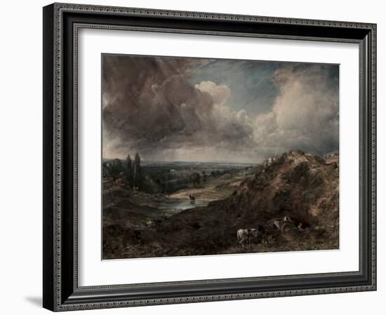Branch Hill Pond, Hampstead, 1828, by John Constable, 1776-1837, English painting,-John Constable-Framed Art Print