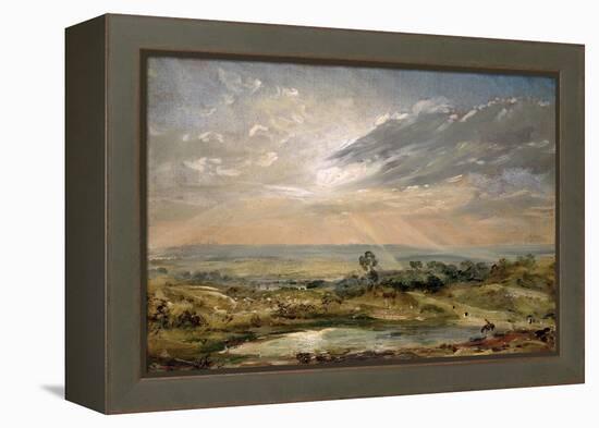 Branch Hill Pond, Hampstead-John Constable-Framed Premier Image Canvas