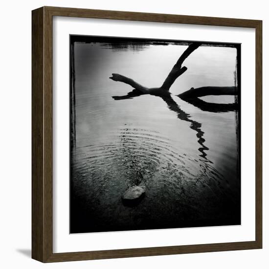 Branch in Water-Craig Roberts-Framed Photographic Print