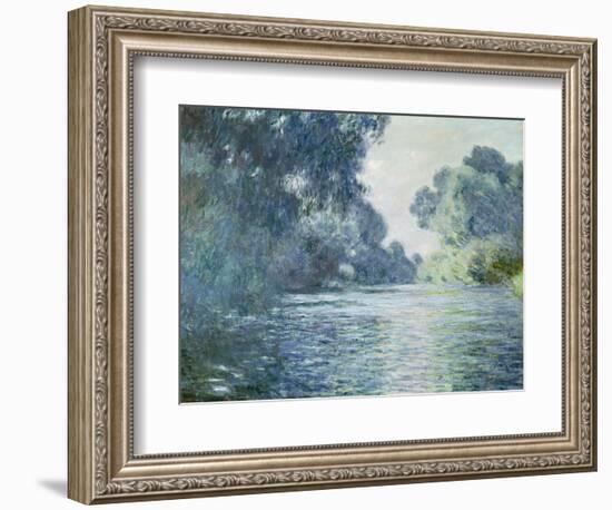 Branch of the Seine Near Giverny, 1897-Claude Monet-Framed Premium Giclee Print