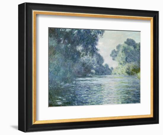 Branch of the Seine Near Giverny, 1897-Claude Monet-Framed Premium Giclee Print