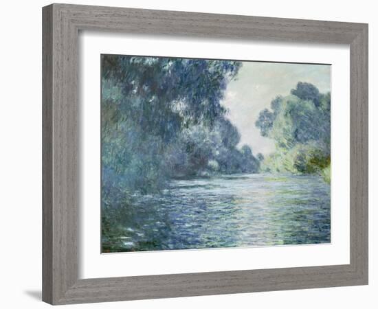 Branch of the Seine Near Giverny, 1897-Claude Monet-Framed Giclee Print