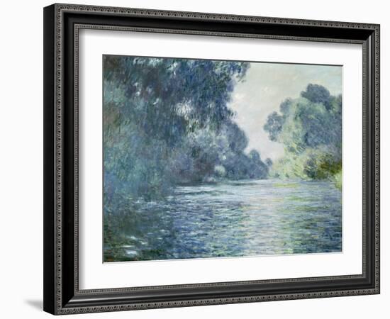 Branch of the Seine Near Giverny, 1897-Claude Monet-Framed Giclee Print