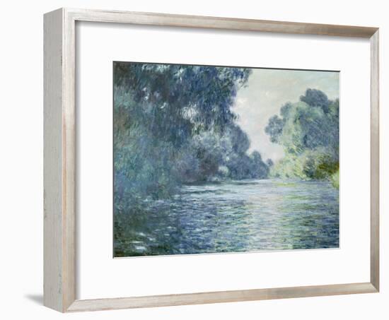 Branch of the Seine Near Giverny, 1897-Claude Monet-Framed Giclee Print