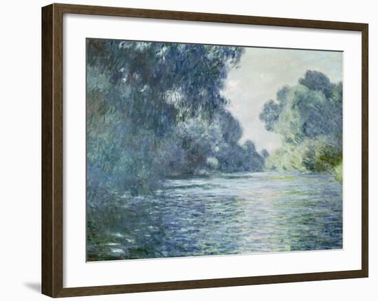 Branch of the Seine Near Giverny, 1897-Claude Monet-Framed Giclee Print