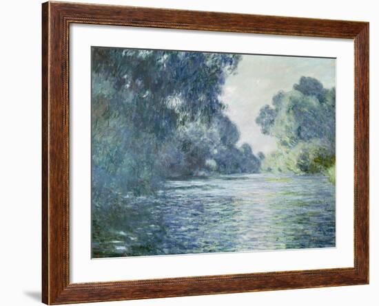 Branch of the Seine Near Giverny, 1897-Claude Monet-Framed Giclee Print