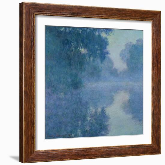 Branch of the Seine Near Giverny, 1897-Claude Monet-Framed Giclee Print