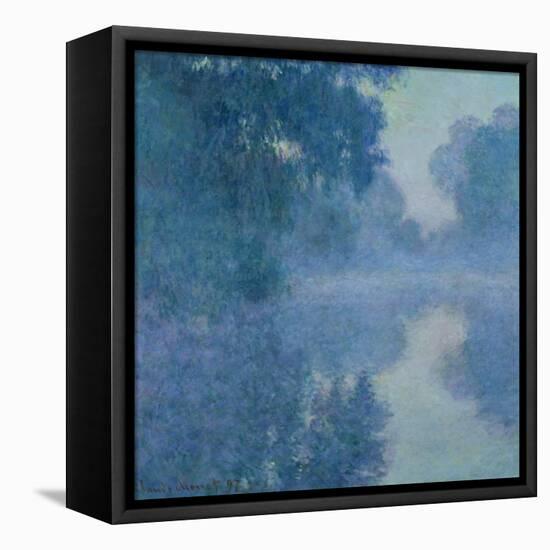 Branch of the Seine Near Giverny, 1897-Claude Monet-Framed Premier Image Canvas