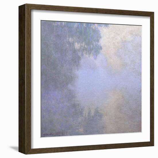 Branch of the Seine near Giverny , from the series Mornings on the Seine, 1897-Claude Monet-Framed Giclee Print