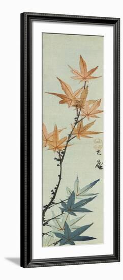 Branche d'érable-Katsushika Taito II-Framed Giclee Print