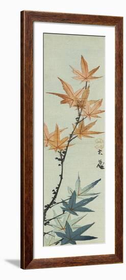 Branche d'érable-Katsushika Taito II-Framed Giclee Print