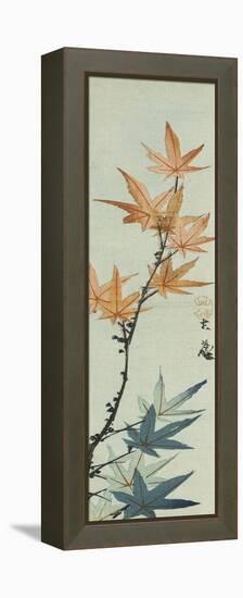 Branche d'érable-Katsushika Taito II-Framed Premier Image Canvas