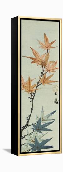 Branche d'érable-Katsushika Taito II-Framed Premier Image Canvas