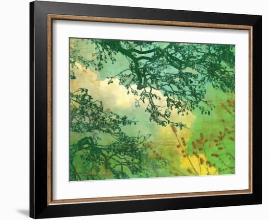 Branches and Clouds-James McMasters-Framed Art Print