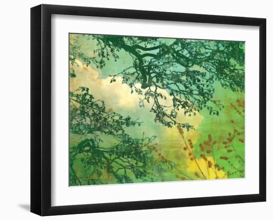 Branches and Clouds-James McMasters-Framed Art Print