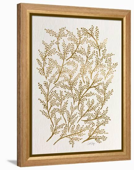 Branches in Gold-Cat Coquillette-Framed Premier Image Canvas