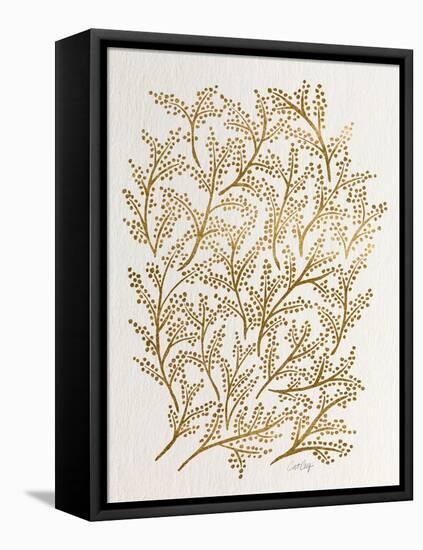 Branches in Gold-Cat Coquillette-Framed Premier Image Canvas