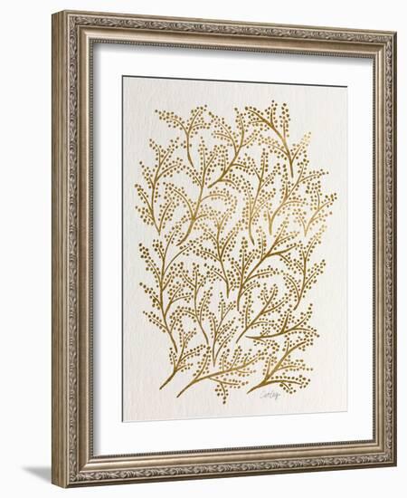 Branches in Gold-Cat Coquillette-Framed Giclee Print