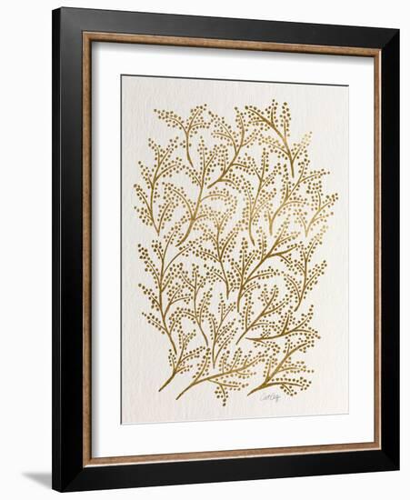 Branches in Gold-Cat Coquillette-Framed Giclee Print