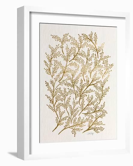 Branches in Gold-Cat Coquillette-Framed Giclee Print