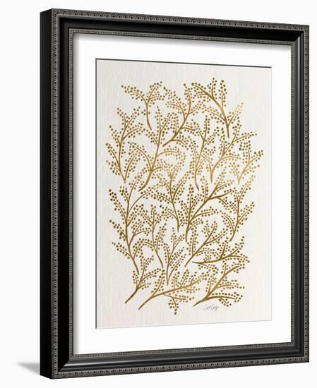 Branches in Gold-Cat Coquillette-Framed Giclee Print