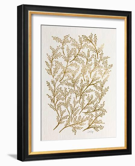 Branches in Gold-Cat Coquillette-Framed Giclee Print