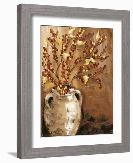 Branches in Vase I-Jade Reynolds-Framed Art Print