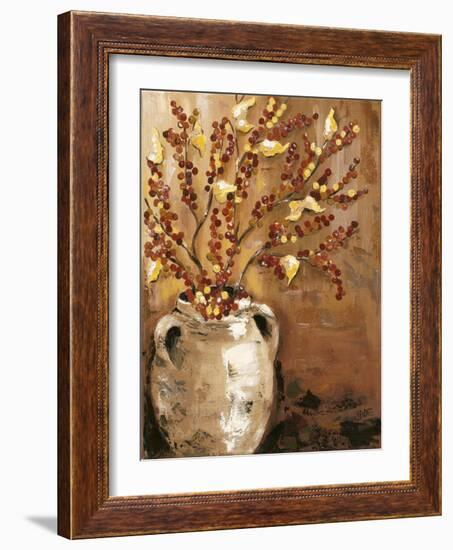 Branches in Vase I-Jade Reynolds-Framed Art Print