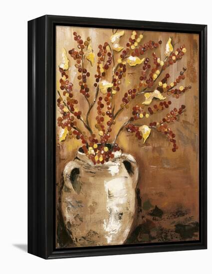 Branches in Vase I-Jade Reynolds-Framed Stretched Canvas