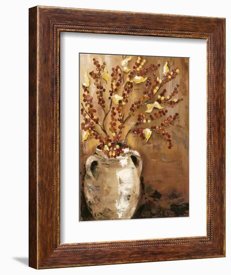 Branches in Vase I-Jade Reynolds-Framed Art Print